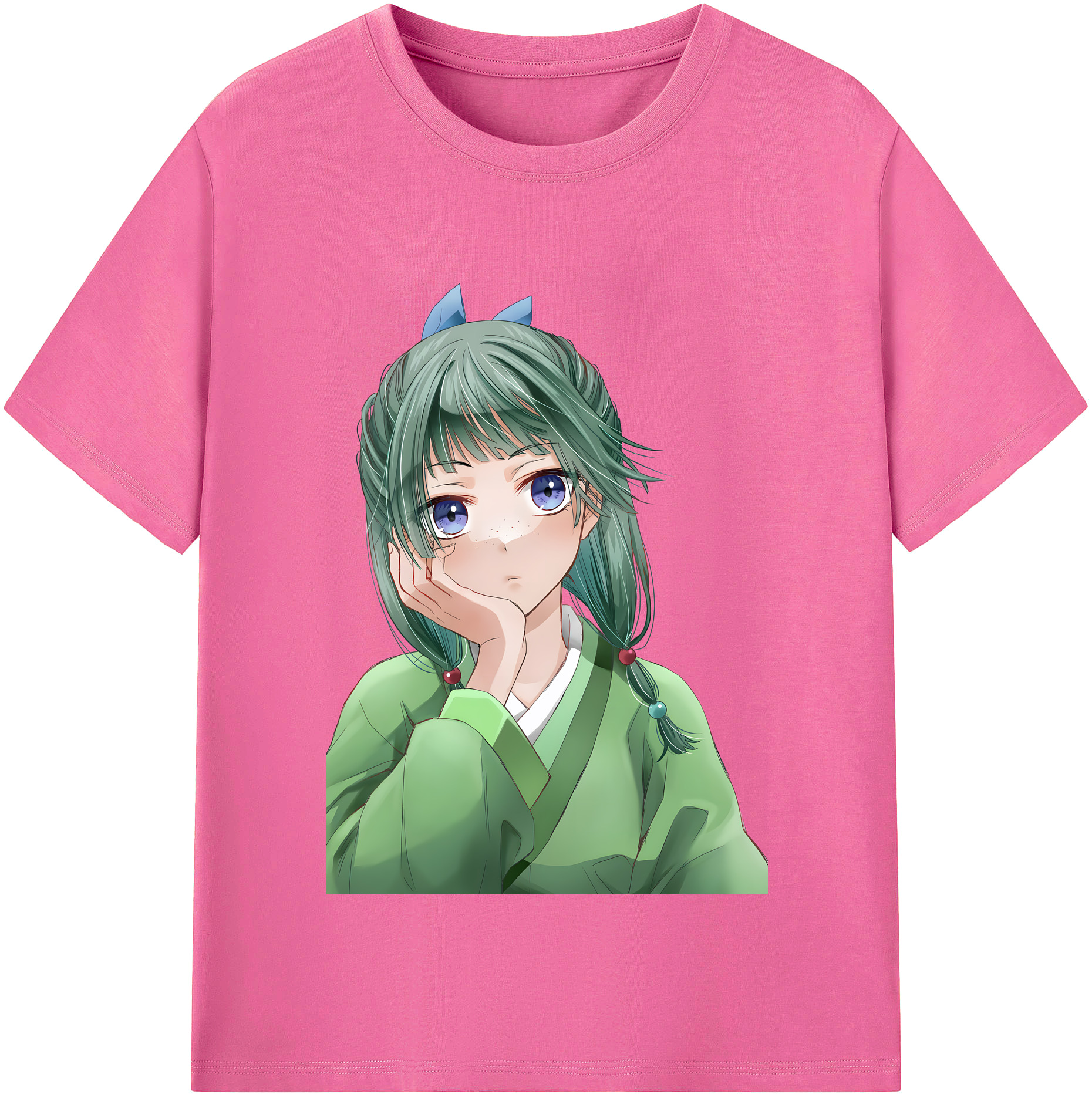 （画像用） 薬屋のひとりごと The Apothecary Diaries レディースカジュアルプリントTシャツ（綿100％）